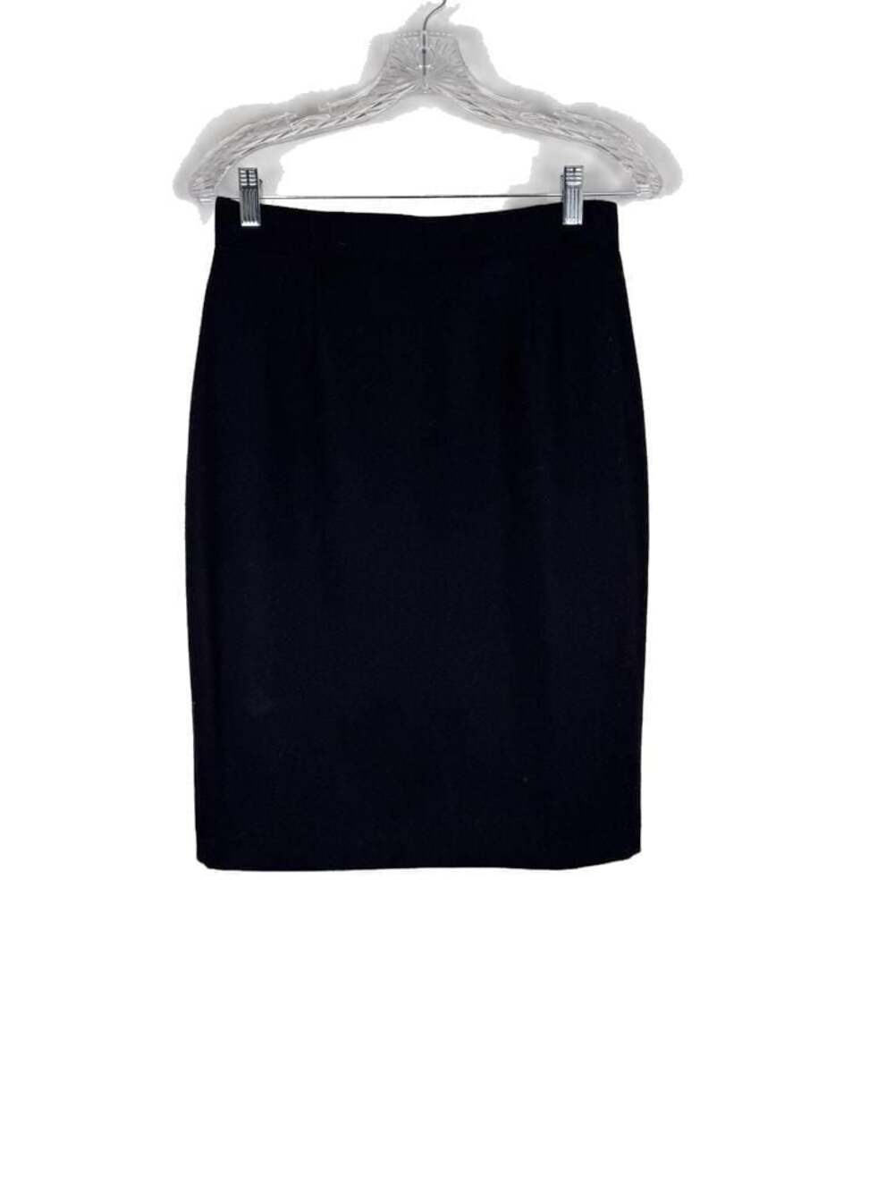 United Colors of Benetton Black Wool Blend Pencil Skirt